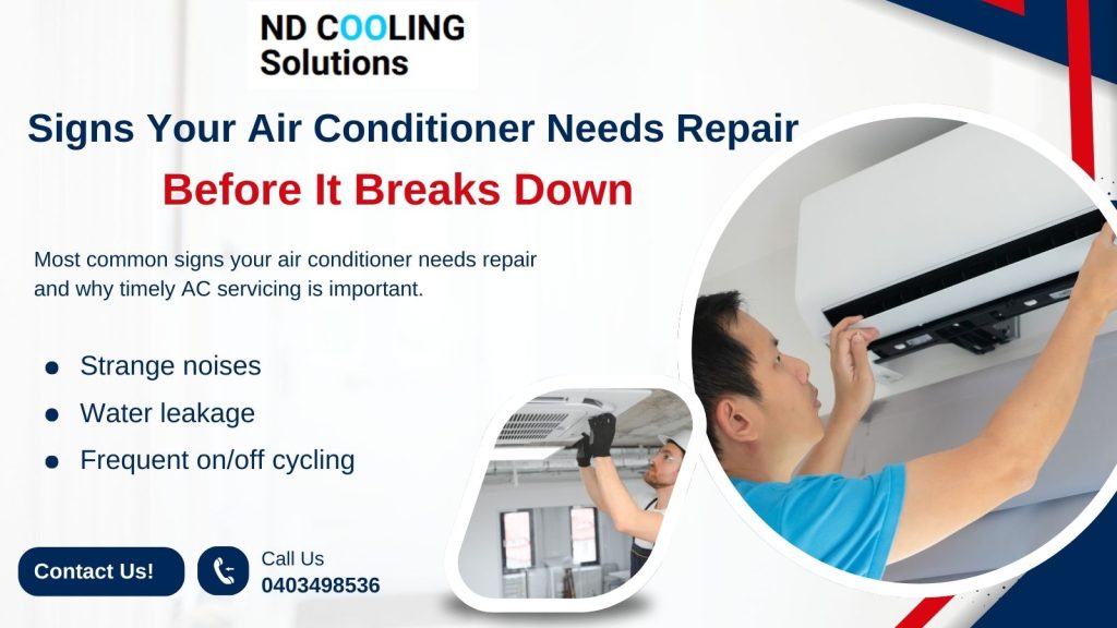 Signs Your Air Conditioner Needs Repair