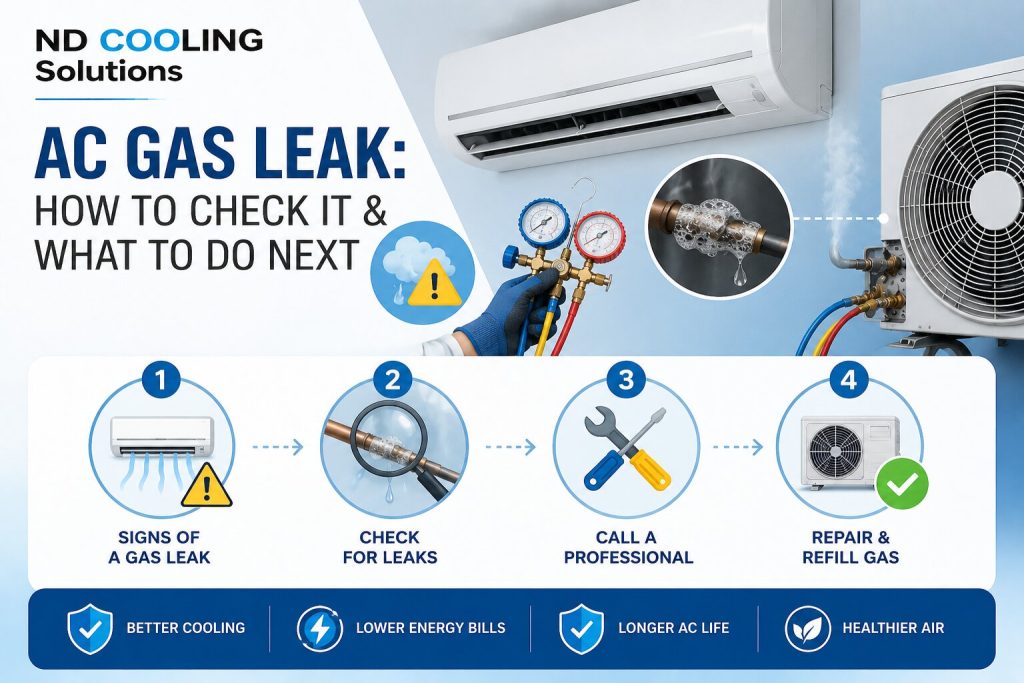 ac gas leak