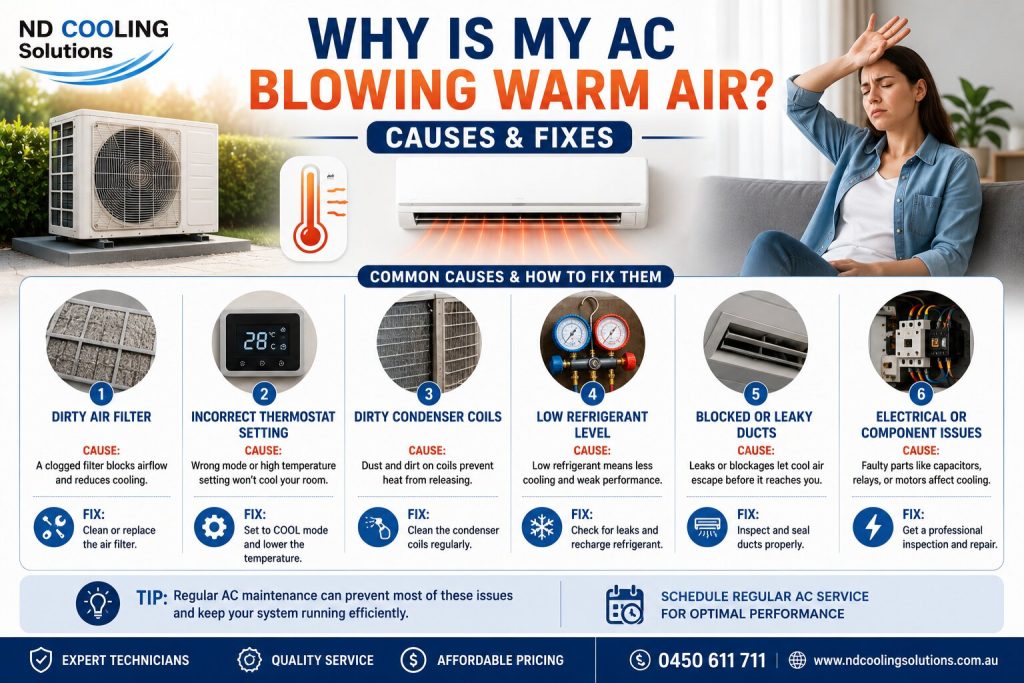 Why Is My AC Blowing Warm Air